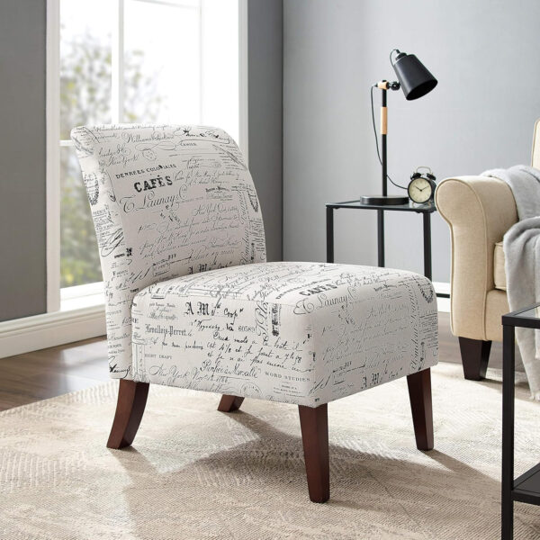 68881ae24c64d13a83f97da5217fb70d374b5e5fbcb8bc7d7f8fb.jpg Linon Butterfly, Dark Espresso Linen Lily Chair, 21.5" W x 29.5" D x 31.5" H