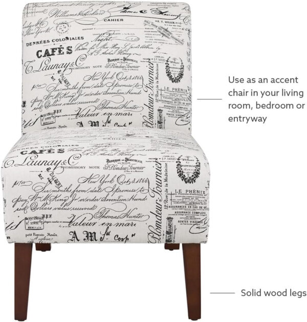 68881aeb567e1938c97bc87308c75566f75c85ad09e42b6b2dd4b.jpg Linon Butterfly, Dark Espresso Linen Lily Chair, 21.5" W x 29.5" D x 31.5" H