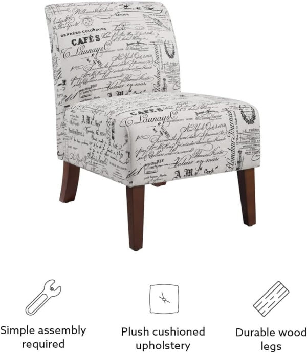 68881aee6eb1d4dcb17f7fd1dffc04a82b399ddae5608593a44d0.jpg Linon Butterfly, Dark Espresso Linen Lily Chair, 21.5" W x 29.5" D x 31.5" H