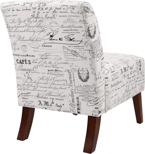 68881af1bdfce614b1c5b7f3a67ec42eecdb66a94d190789be252.jpg Linon Butterfly, Dark Espresso Linen Lily Chair, 21.5" W x 29.5" D x 31.5" H