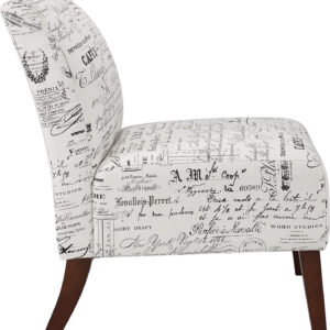 68881af3aa5f2291daf7eb2a3bae3adfc7718db816ea1b98444af.jpg Linon Butterfly, Dark Espresso Linen Lily Chair, 21.5" W x 29.5" D x 31.5" H