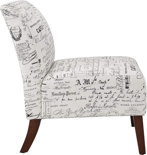 68881af3aa5f2291daf7eb2a3bae3adfc7718db816ea1b98444af.jpg Linon Butterfly, Dark Espresso Linen Lily Chair, 21.5" W x 29.5" D x 31.5" H