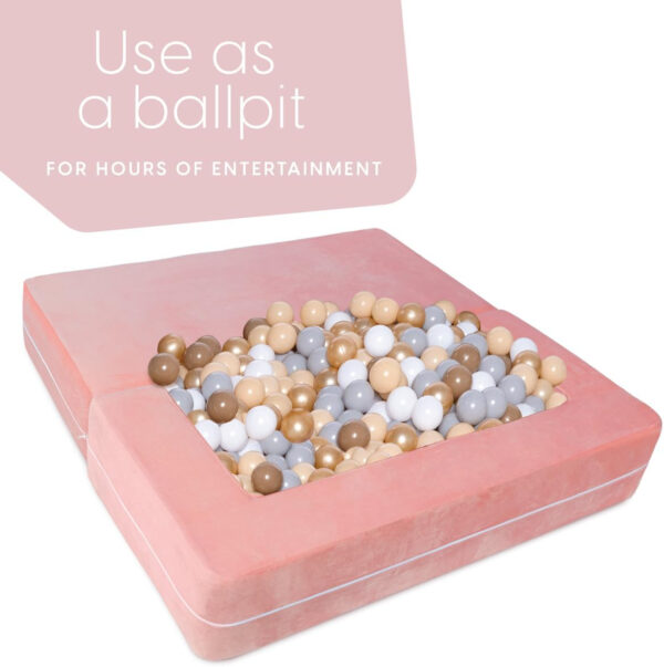 68881efb24dcbb7a4df81fc4609a592d455df236b2f94b7d57d29.jpg Milliard Kids Couch - Modular Kids Sofa for Toddler and Baby Playroom/Bedroom Furniture (Black) with Bonus Pillow