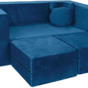 68881f0949d1cb617987ed51d3c2585eaca9d81adc87f919fc286.jpg Milliard Kids Couch - Modular Kids Sofa for Toddler and Baby Playroom/Bedroom Furniture (Black) with Bonus Pillow