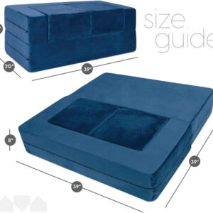 68881f0b8d6e2f865c53cce927579864c4dc04ff948596e5a57aa.jpg Milliard Kids Couch - Modular Kids Sofa for Toddler and Baby Playroom/Bedroom Furniture (Black) with Bonus Pillow