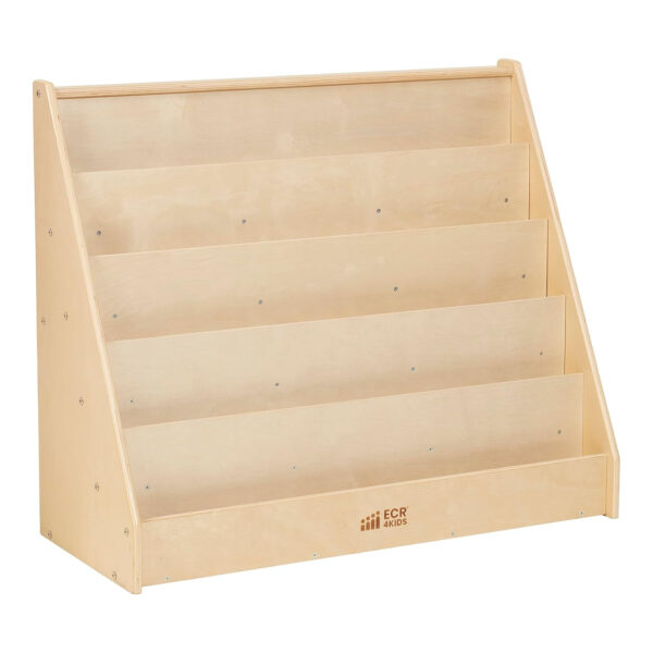 68881fc07e50f1037a6ce416e1d132b36650bf356fa5f2d40c1e7.jpg ECR4Kids Single-Sided Book Display, Classroom Bookshelf, Natural