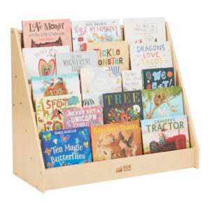 68881fcdf242c54f619276630a55417c29b07a46bb0d4c9ef43d8.jpg ECR4Kids Single-Sided Book Display, Classroom Bookshelf, Natural