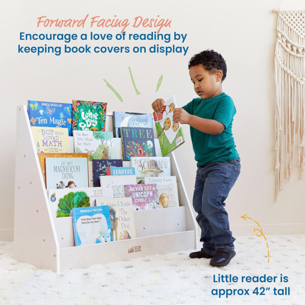 68881fd3487d8ce7df98bfc7e12ac1b753c33e2c835dbec2777cd.jpg ECR4Kids Single-Sided Book Display, Classroom Bookshelf, Natural