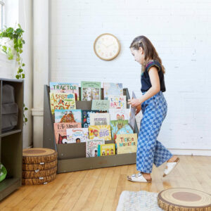 68881febbc78dfb8d73a87c03558600c19076bdbdb7a147bdcef6.jpg ECR4Kids Single-Sided Book Display, Classroom Bookshelf, Natural