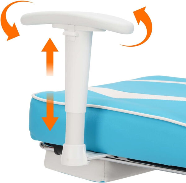 HOFFREE Reclining Gaming Chair for Adults Computer Gamer Chair with Footrest and Massage Lumbar Support Ergonomic Video Game Chair with Adjustable Armrests Red and Black