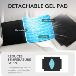 Gaming Chair Breathable Fabric,Computer Office Chair with Footrest,Massage Lumbar Support and Gel Pad,Ergonomic Reclining Gamer Chair with Adjustable Armrests and Spring Cushion Beige