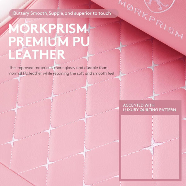 Gaming Chair Breathable Fabric,Computer Office Chair with Footrest,Massage Lumbar Support and Gel Pad,Ergonomic Reclining Gamer Chair with Adjustable Armrests and Spring Cushion Beige