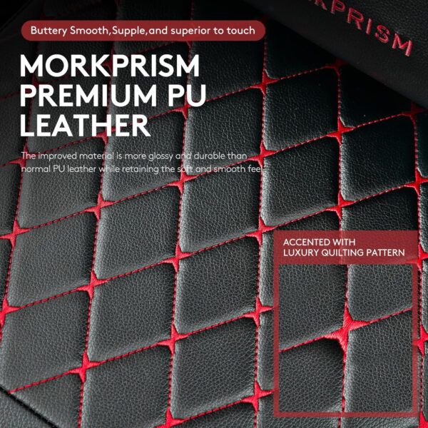 Gaming Chair Breathable Fabric,Computer Office Chair with Footrest,Massage Lumbar Support and Gel Pad,Ergonomic Reclining Gamer Chair with Adjustable Armrests and Spring Cushion Beige