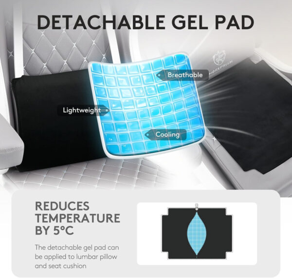 Gaming Chair Breathable Fabric,Computer Office Chair with Footrest,Massage Lumbar Support and Gel Pad,Ergonomic Reclining Gamer Chair with Adjustable Armrests and Spring Cushion Beige