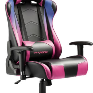 GTRACING Gaming Chair Racing Office Computer Ergonomic Video Game Chair Backrest and Seat Height Adjustable Swivel Recliner with Headrest and Lumbar Pillow Esports Chair (Red)