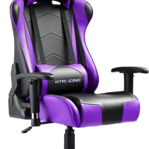 GTRACING Gaming Chair Racing Office Computer Ergonomic Video Game Chair Backrest and Seat Height Adjustable Swivel Recliner with Headrest and Lumbar Pillow Esports Chair (Red)