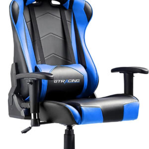 GTRACING Gaming Chair Racing Office Computer Ergonomic Video Game Chair Backrest and Seat Height Adjustable Swivel Recliner with Headrest and Lumbar Pillow Esports Chair (Red)