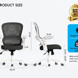 68882d5bcb2d38ef66a25c98e34a238477064d1694c054eb8a2bc.jpg TRALT Beige Gaming Chair - Ergonomic Office Chair with Back Support, Home Office Desk Chairs, Computer Chair, 330lbs Wide Seat Big and Tall Office Chair for Professionals (White Black)