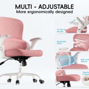 68882d6e38b1841a0dcc974fd7b845f376c6926c8551631843144.jpg TRALT Beige Gaming Chair - Ergonomic Office Chair with Back Support, Home Office Desk Chairs, Computer Chair, 330lbs Wide Seat Big and Tall Office Chair for Professionals (White Black)