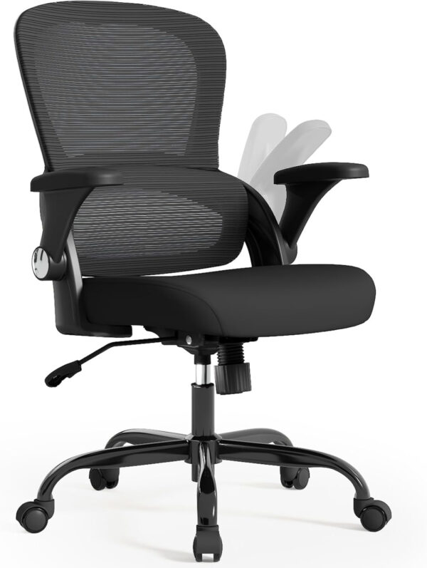 68882d9af0b9c31aaf88426e04595d6d01c8e4b54c93b58eec0b7.jpg TRALT Beige Gaming Chair - Ergonomic Office Chair with Back Support, Home Office Desk Chairs, Computer Chair, 330lbs Wide Seat Big and Tall Office Chair for Professionals (White Black)