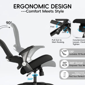 68882da47f9ee3d4febae3375bfd8cd5cd63266a229fc1661e97d.jpg TRALT Beige Gaming Chair - Ergonomic Office Chair with Back Support, Home Office Desk Chairs, Computer Chair, 330lbs Wide Seat Big and Tall Office Chair for Professionals (White Black)