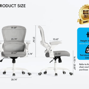 68882dbda26bc79b64d5c8772e88fefc7cbe6be9d841b9128e201.jpg TRALT Beige Gaming Chair - Ergonomic Office Chair with Back Support, Home Office Desk Chairs, Computer Chair, 330lbs Wide Seat Big and Tall Office Chair for Professionals (White Black)