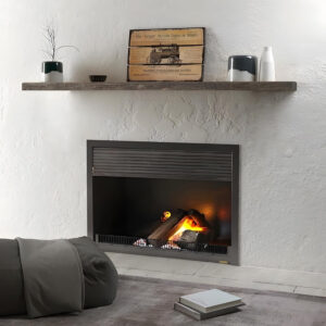 Floating Shelves | 8" Deep Rustic Reclaimed Barnwood Wall Hanging Shelves with Invisible Heavy-Duty Metal Bracket | Wall Mounted | Farmhouse Style | 36 inches, 2 PCs, Distressed Natural