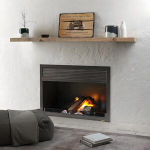 Floating Shelves | 8" Deep Rustic Reclaimed Barnwood Wall Hanging Shelves with Invisible Heavy-Duty Metal Bracket | Wall Mounted | Farmhouse Style | 36 inches, 2 PCs, Distressed Natural