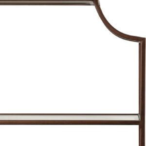 Kate and Laurel Ciel Three-Tiered Wall Shelf, 21 x 30, Bronze, Decorative Floating Shelf Storage and Wall Organizer for Over Toilet Storage Bathroom Display