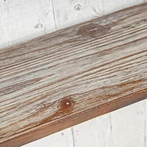 Industrial Wall Mounted Iron Floating Pipe Shelves/Shelving/Racks/Storage/Bookcases/Brackets, DIY Open Bookshelves, Retro Black (4-Tier Shelf Brackets with 3 Boards)