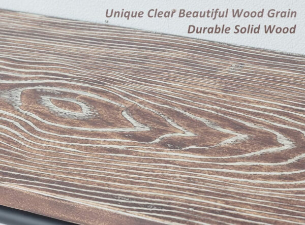 Industrial Wall Mounted Iron Floating Pipe Shelves/Shelving/Racks/Storage/Bookcases/Brackets, DIY Open Bookshelves, Retro Black (4-Tier Shelf Brackets with 3 Boards)