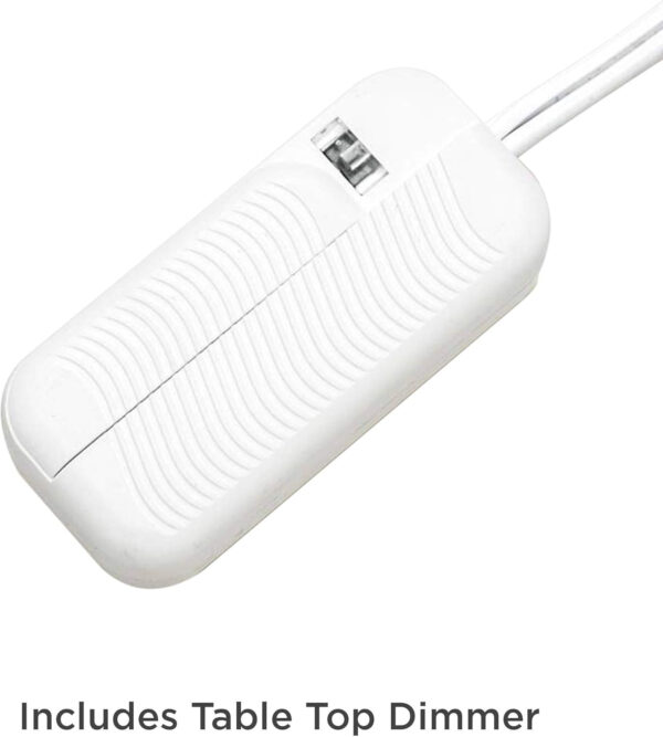 360 Lighting Roxie Modern Table Lamps 31" Tall Set of 2 with Dimmers Brushed Nickel Off White Fabric Rectangular Shade for Bedroom Living Room House Bedside Nightstand Home Office Entryway