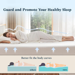6888538fa8244a33e430884625b27d70821cc896617e0e8b7c7b6.jpg Full Mattress, 6 Inch Gel Memory Foam Mattress in a Box, Fiberglass Free Full Size Mattresses for Pressure & Pain Relief, Soft and Comfortable