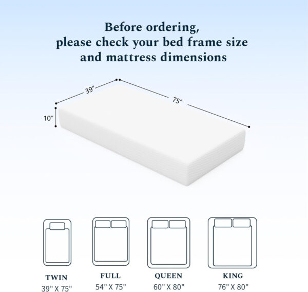688853a2c8cd82f1e61db741077410d98bf3d5756e8e9c841ebfa.jpg Full Mattress, 6 Inch Gel Memory Foam Mattress in a Box, Fiberglass Free Full Size Mattresses for Pressure & Pain Relief, Soft and Comfortable