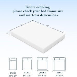 688853a5ef8d3613a611362bc7d2685a714409db5459964d1bac0.jpg Full Mattress, 6 Inch Gel Memory Foam Mattress in a Box, Fiberglass Free Full Size Mattresses for Pressure & Pain Relief, Soft and Comfortable