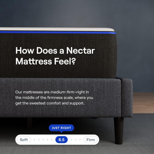 Nectar Classic 12” Queen Mattress - Medium Firm - Contouring Memory Foam - Cooling Top Layer - Support & Pressure-Relief - Mattress in a Box - 365-Night Trial & Forever Warranty