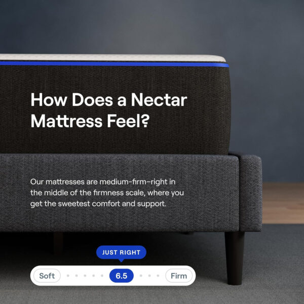 Nectar Classic 12” Queen Mattress - Medium Firm - Contouring Memory Foam - Cooling Top Layer - Support & Pressure-Relief - Mattress in a Box - 365-Night Trial & Forever Warranty