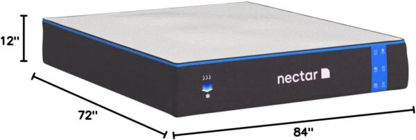 Nectar Classic 12” Queen Mattress - Medium Firm - Contouring Memory Foam - Cooling Top Layer - Support & Pressure-Relief - Mattress in a Box - 365-Night Trial & Forever Warranty