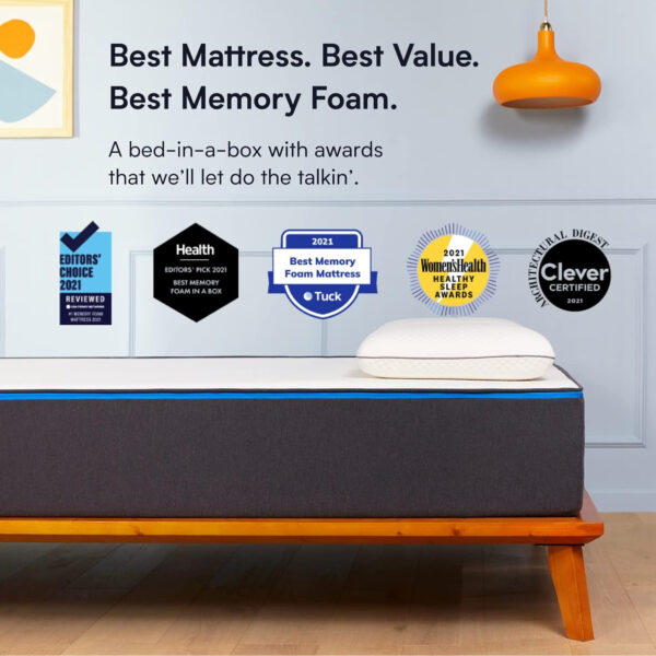 Nectar Classic 12” Queen Mattress - Medium Firm - Contouring Memory Foam - Cooling Top Layer - Support & Pressure-Relief - Mattress in a Box - 365-Night Trial & Forever Warranty
