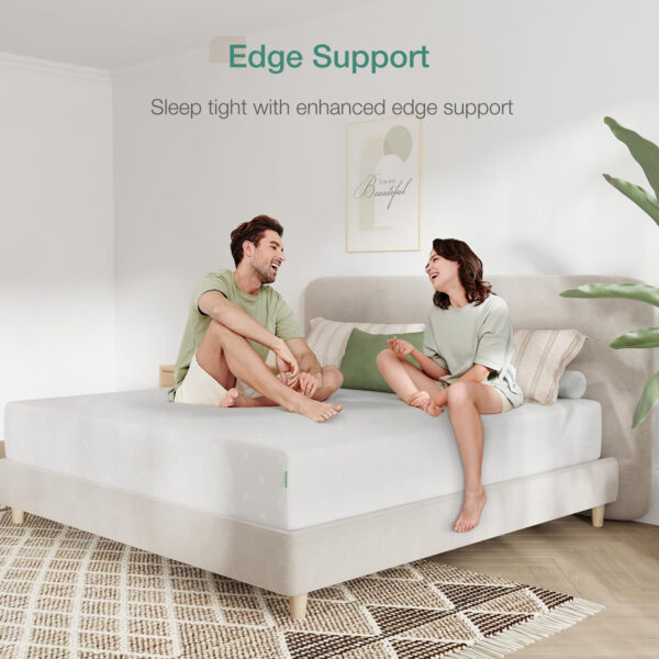 Novilla Full Size Mattress, 5 Inch Mattress Full Size Memory Foam with Gel-Infused & Airflow Wave-Cut Foam for Cool Touch & Pressure Relieving Mattresses in a Box CertiPUR-US Certified