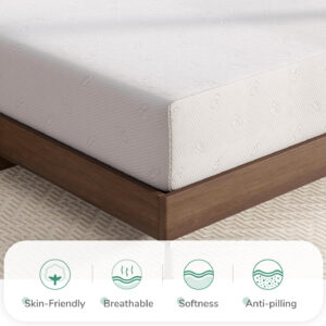 Novilla Full Size Mattress, 5 Inch Mattress Full Size Memory Foam with Gel-Infused & Airflow Wave-Cut Foam for Cool Touch & Pressure Relieving Mattresses in a Box CertiPUR-US Certified