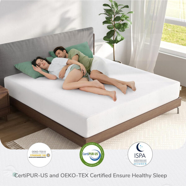 Novilla Full Size Mattress, 5 Inch Mattress Full Size Memory Foam with Gel-Infused & Airflow Wave-Cut Foam for Cool Touch & Pressure Relieving Mattresses in a Box CertiPUR-US Certified