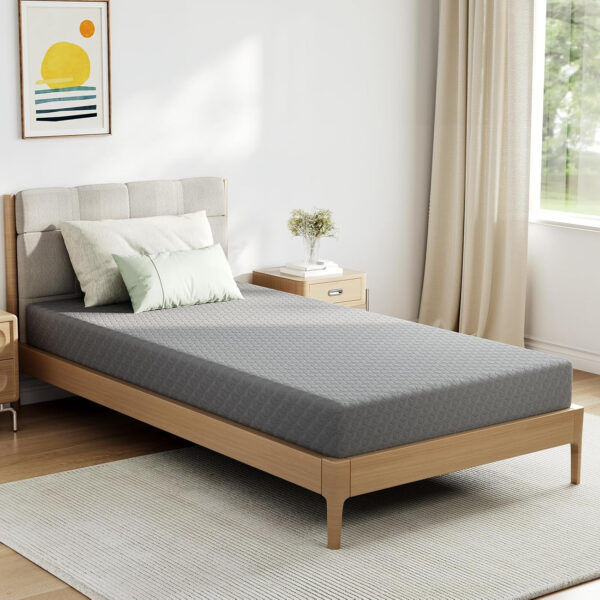 Novilla Full Size Mattress, 5 Inch Mattress Full Size Memory Foam with Gel-Infused & Airflow Wave-Cut Foam for Cool Touch & Pressure Relieving Mattresses in a Box CertiPUR-US Certified