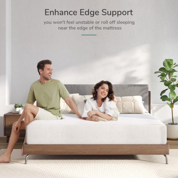 Novilla Full Size Mattress, 5 Inch Mattress Full Size Memory Foam with Gel-Infused & Airflow Wave-Cut Foam for Cool Touch & Pressure Relieving Mattresses in a Box CertiPUR-US Certified