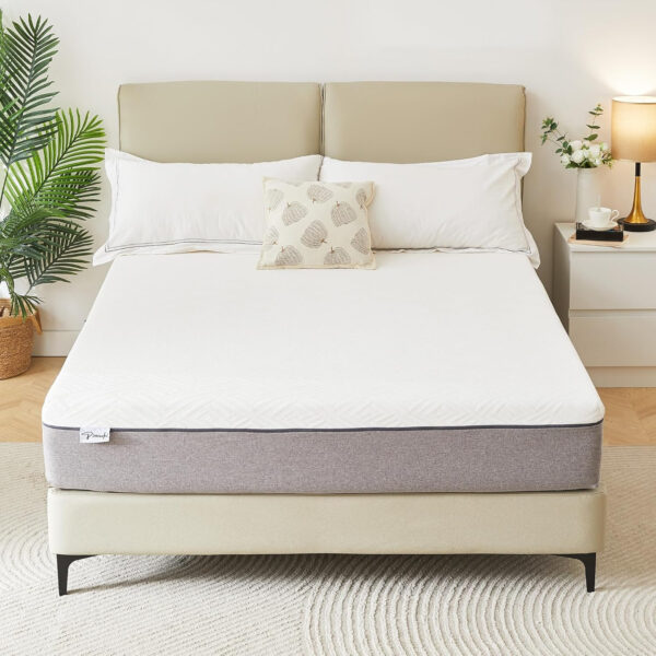 68885637840376fc453f14416252e1898f771cf95e1dc9aa5b340.jpg Twin Mattress, 6 Inch Memory Foam Twin Size Mattress in a Box with Washable Removable Cover, Soft and Comfortable, Pressure Relief, Medium Firmness
