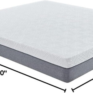 Novilla Queen Size Mattress, 12 Inch Gel Memory Foam Mattress for Cool Night & Pressure Relief, Medium Plush Feel with Motion Isolating, Bliss
