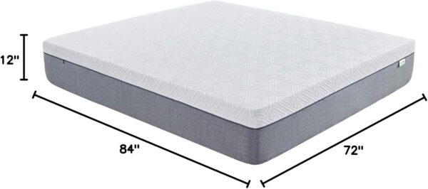 Novilla Queen Size Mattress, 12 Inch Gel Memory Foam Mattress for Cool Night & Pressure Relief, Medium Plush Feel with Motion Isolating, Bliss