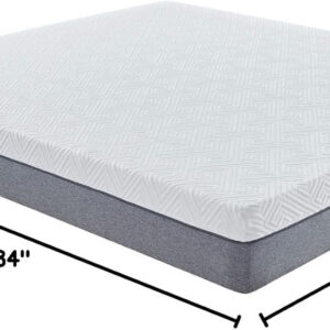 Novilla Queen Size Mattress, 12 Inch Gel Memory Foam Mattress for Cool Night & Pressure Relief, Medium Plush Feel with Motion Isolating, Bliss