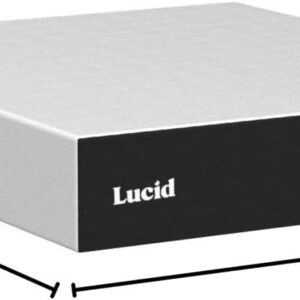 LUCID 12 Inch Memory Foam Mattress - Medium Feel - Memory Foam Infused with Bamboo Charcoal - Gel Infusions - CertiPUR-US Certified - Breathable - Full