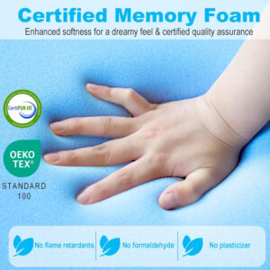 6888588069d7cb832cabdbd2744b24bcb94e0fd06aad2ca353a78.jpg 8 Inch Twin Memory Foam Mattress for Cool Sleep Medium Firm Feel Zoned Pressure Relief Certified Safe Foams Fiberglass Free Bed in A Box